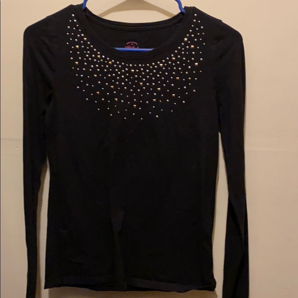 Faded Glory Black Long Sleeve Shirt